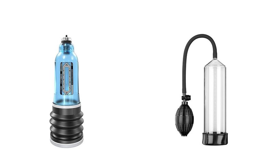 Types of pumps for penis enlargement
