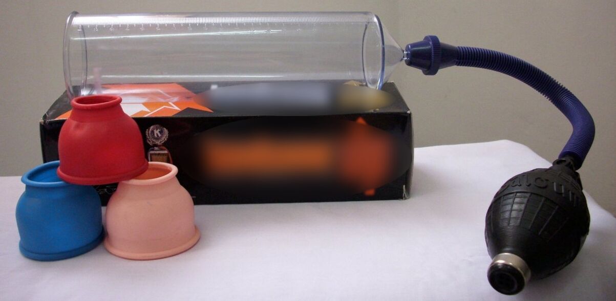 Vacuum pump - a device for penis enlargement